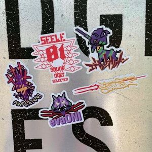 EVAONI エヴァ鬼 (KUNONI EVANGELION STICKER PACK)